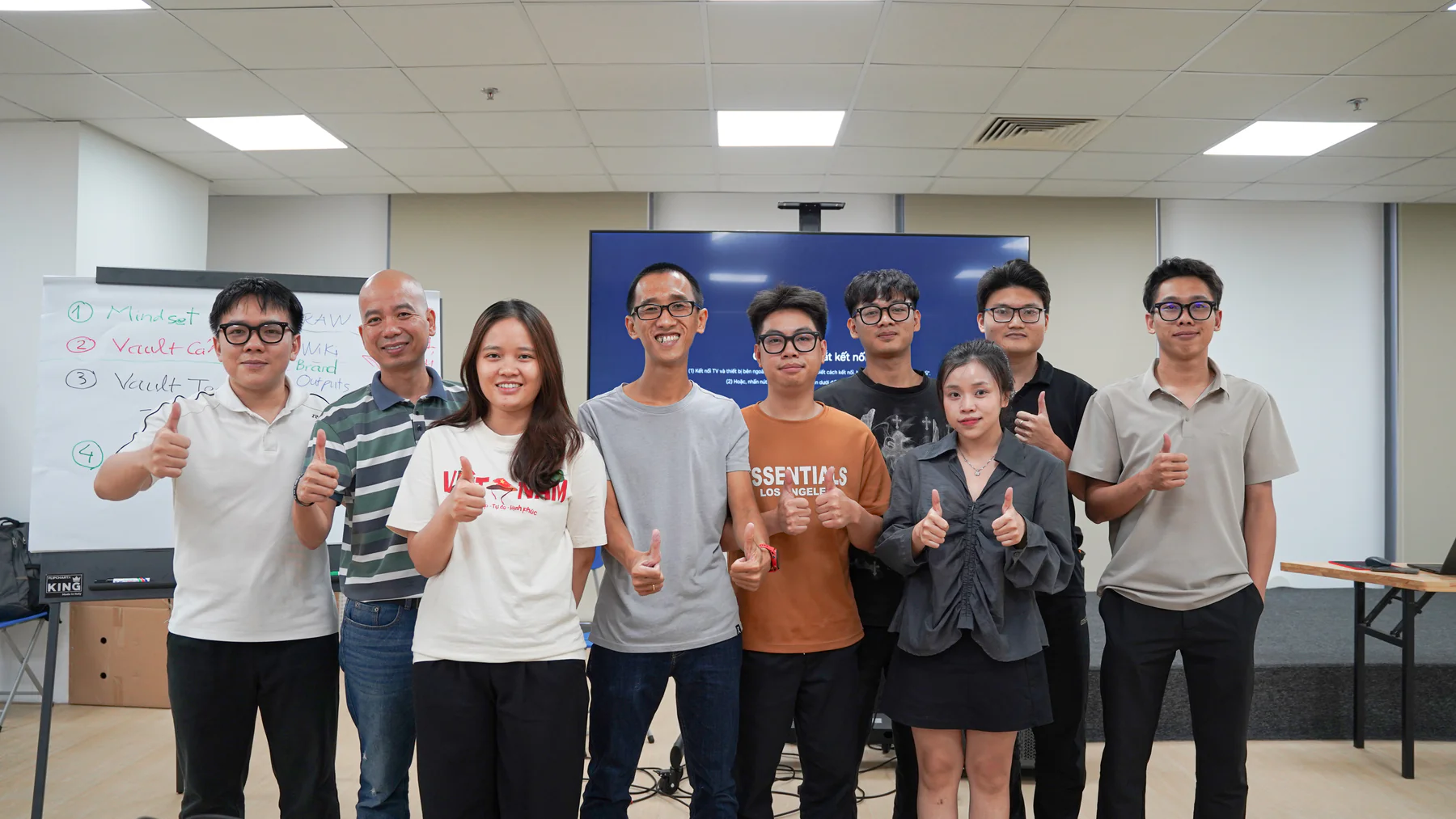 Nhóm học viên trong buổi coaching tại Mera